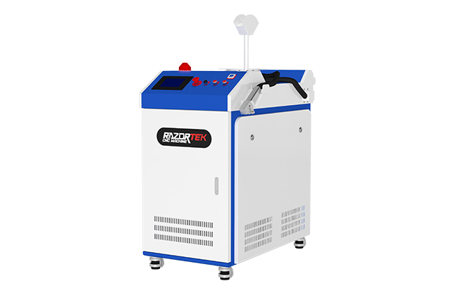 Single Swing Wave Fiber Laser Cleaner