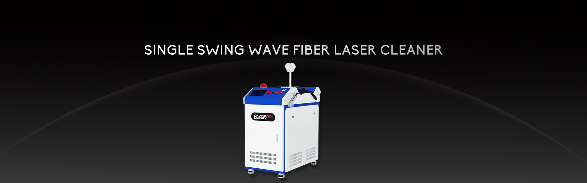 Single Swing Wave Fiber Laser Cleaner