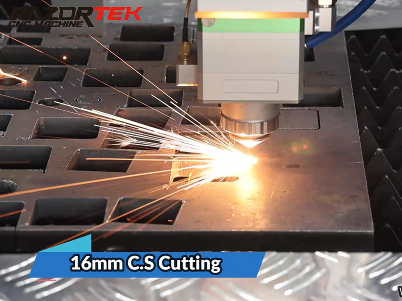 Cutting thickness analysis of Laser Cutting Machine with different power