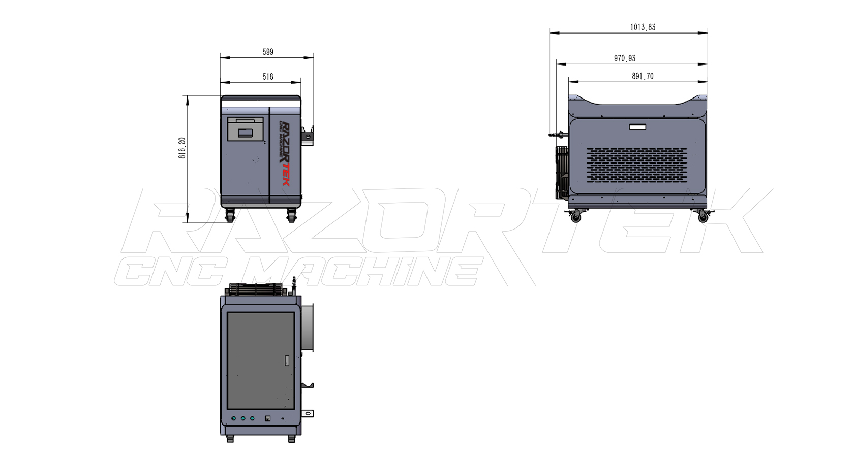 Mini Water Cooled Fiber Laser Welding&Cleaning Machine